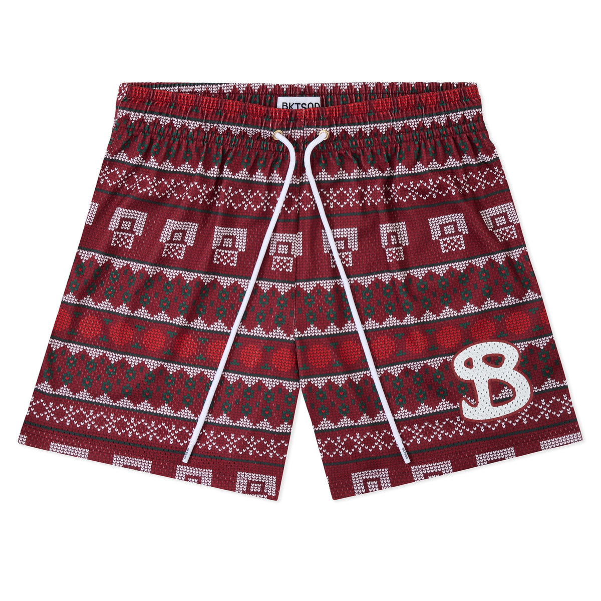 Knitted Hoop Shorts - front