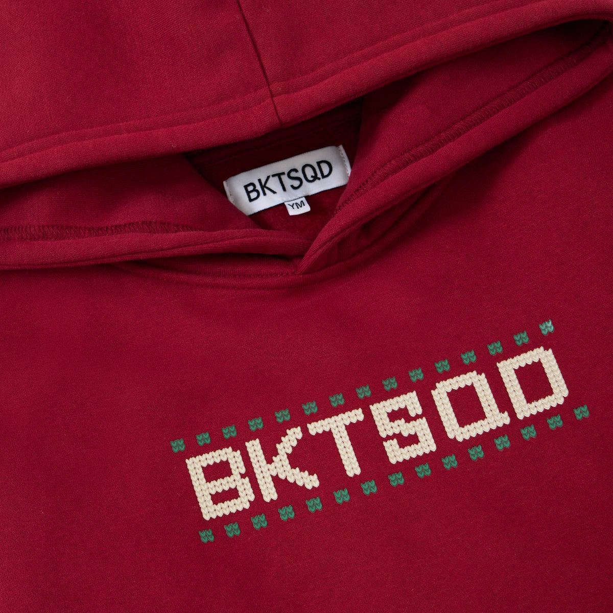 Youth Knitted Hoop Hoodie - detail