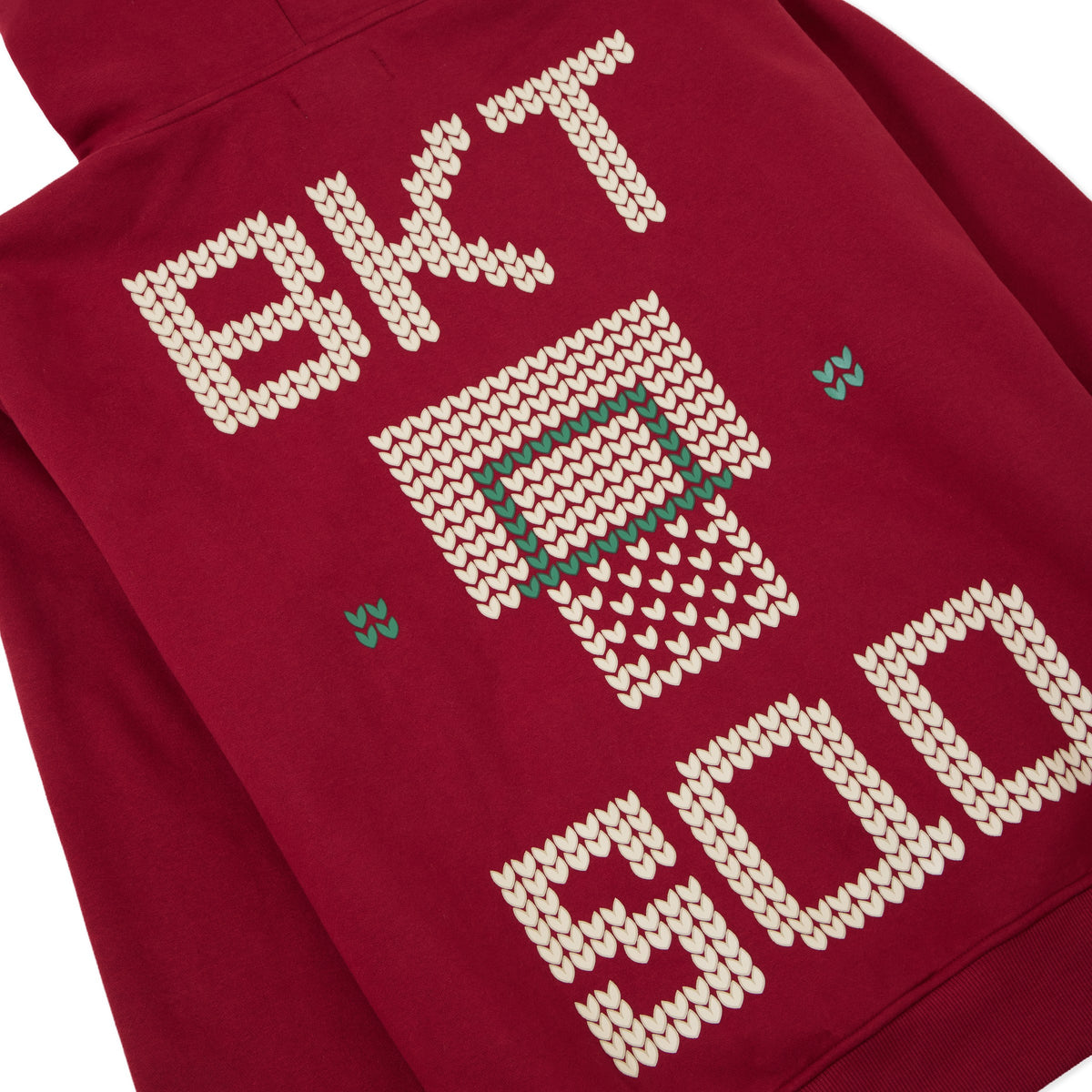 Knitted Hoop Hoodie - detail
