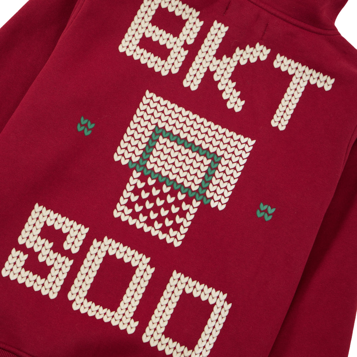 Youth Knitted Hoop Hoodie - detail