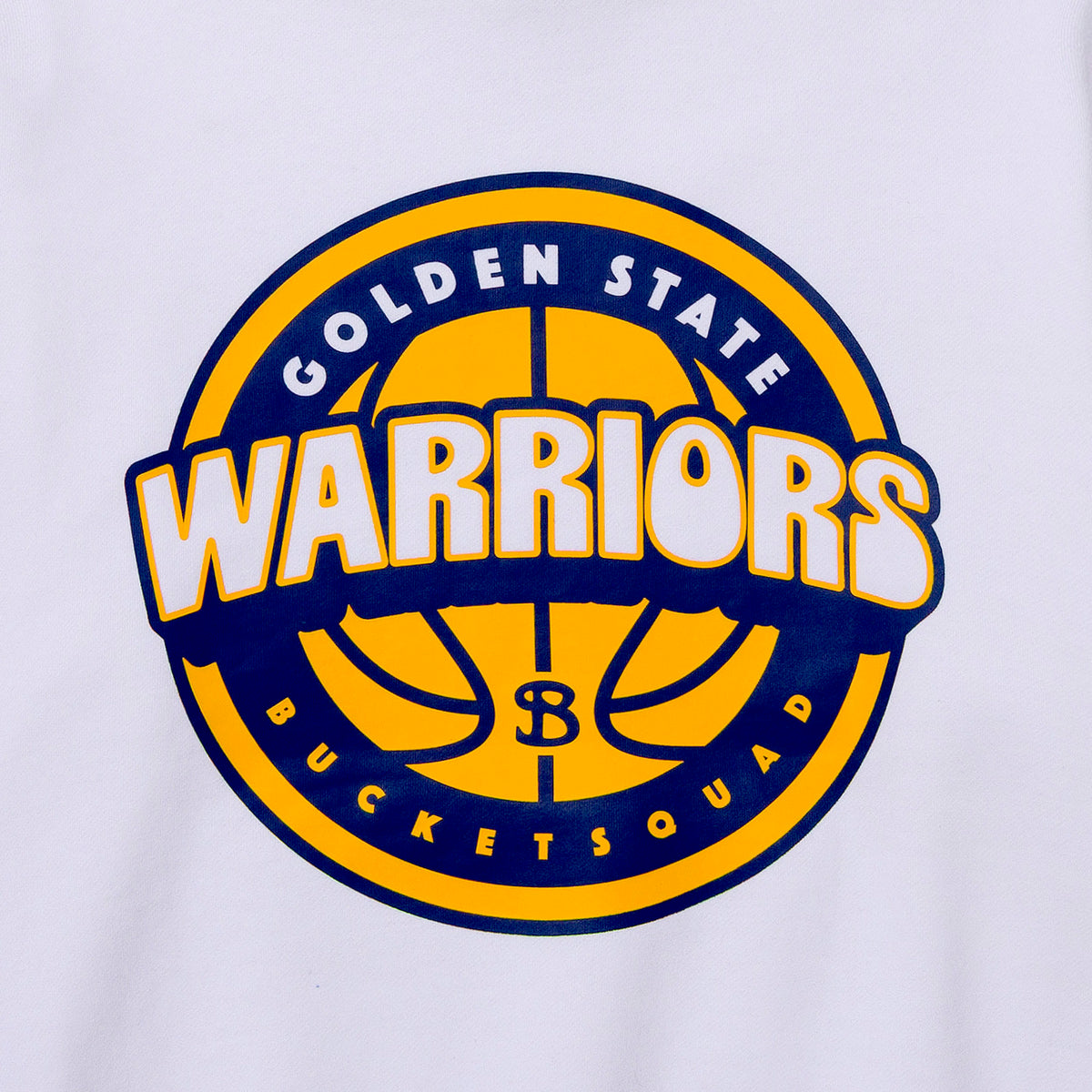GOLDEN STATE WARRIORS BADGE HOODIE - back detail