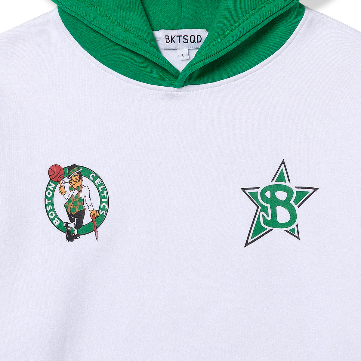 BOSTON CELTICS BADGE HOODIE - detail