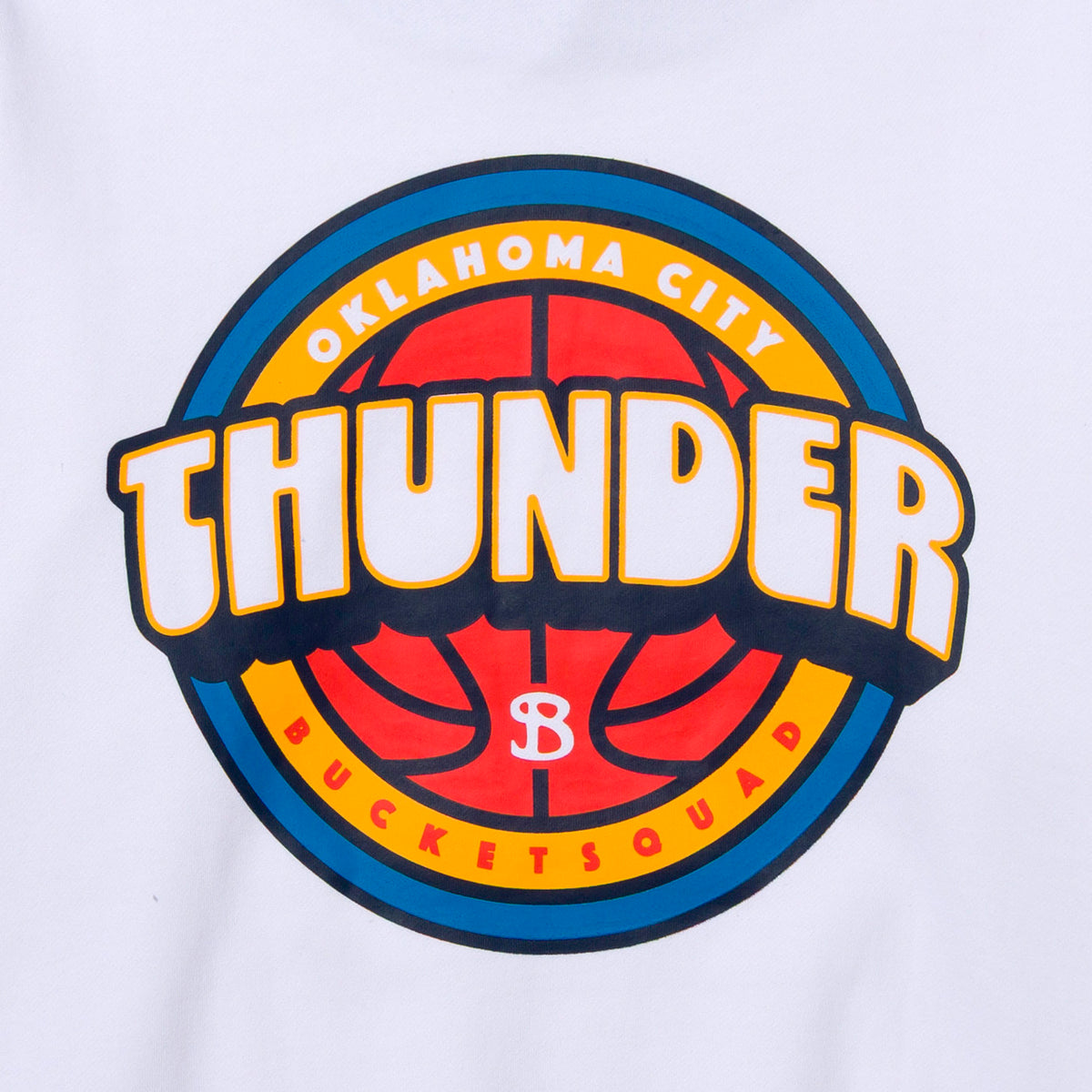 OKLAHOMA CITY THUNDER BADGE HOODIE - back detail