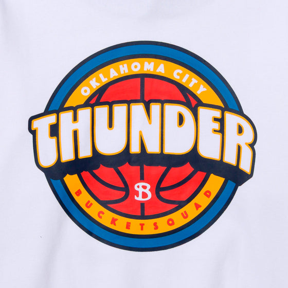 OKLAHOMA CITY THUNDER BADGE HOODIE - back detail