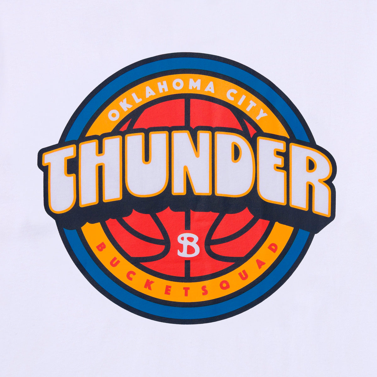 OKLAHOMA CITY THUNDER BADGE TEE - back detail