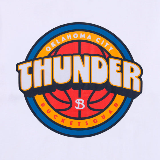 OKLAHOMA CITY THUNDER BADGE TEE - back detail