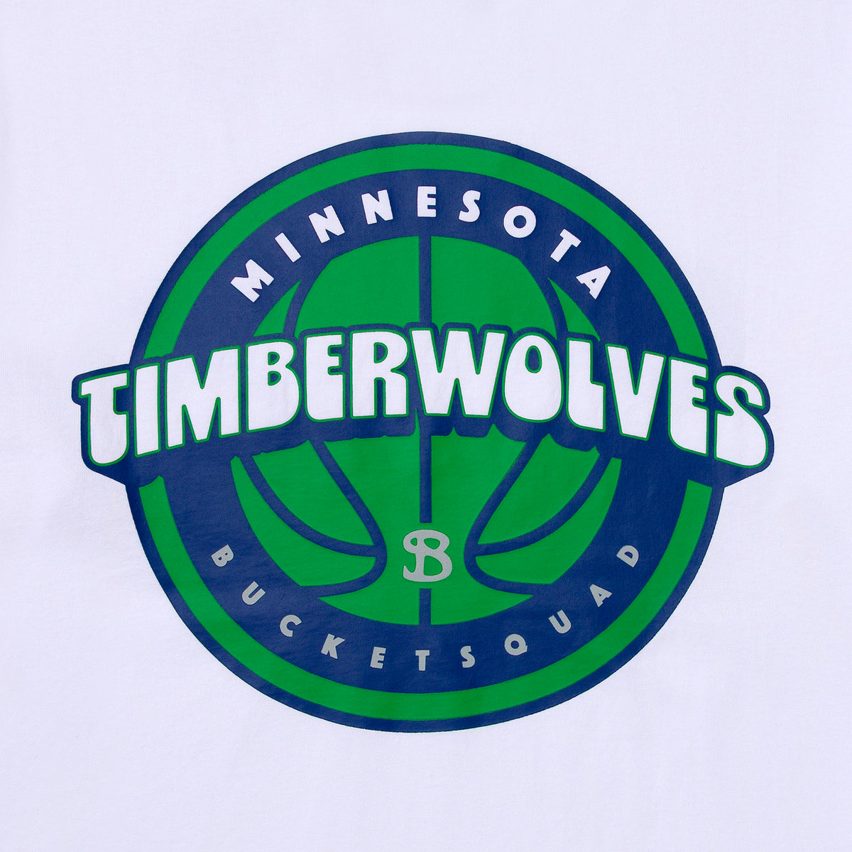 MINNESOTA TIMBERWOLVES BADGE TEE - back detail