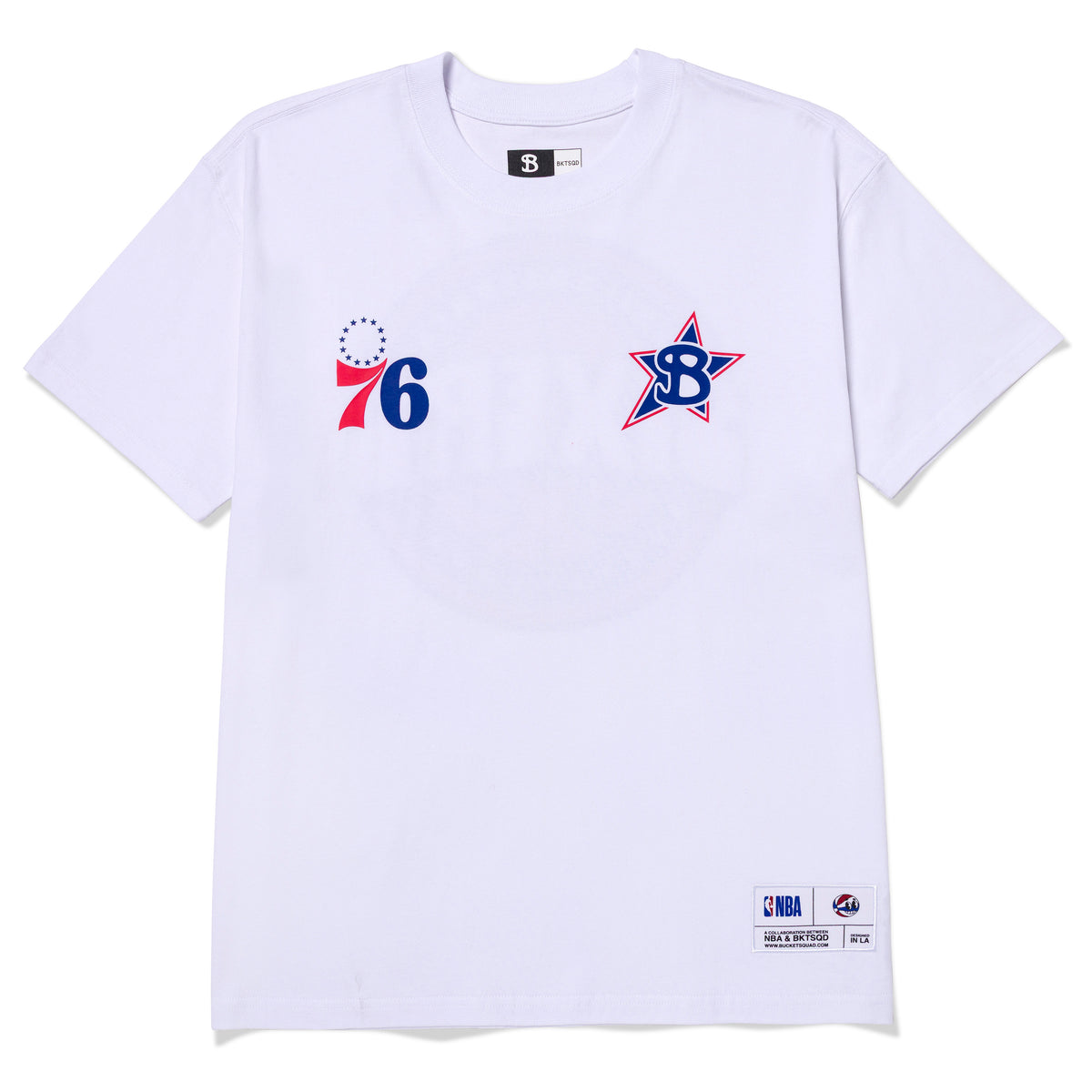 PHILADELPHIA 76ERS BADGE TEE