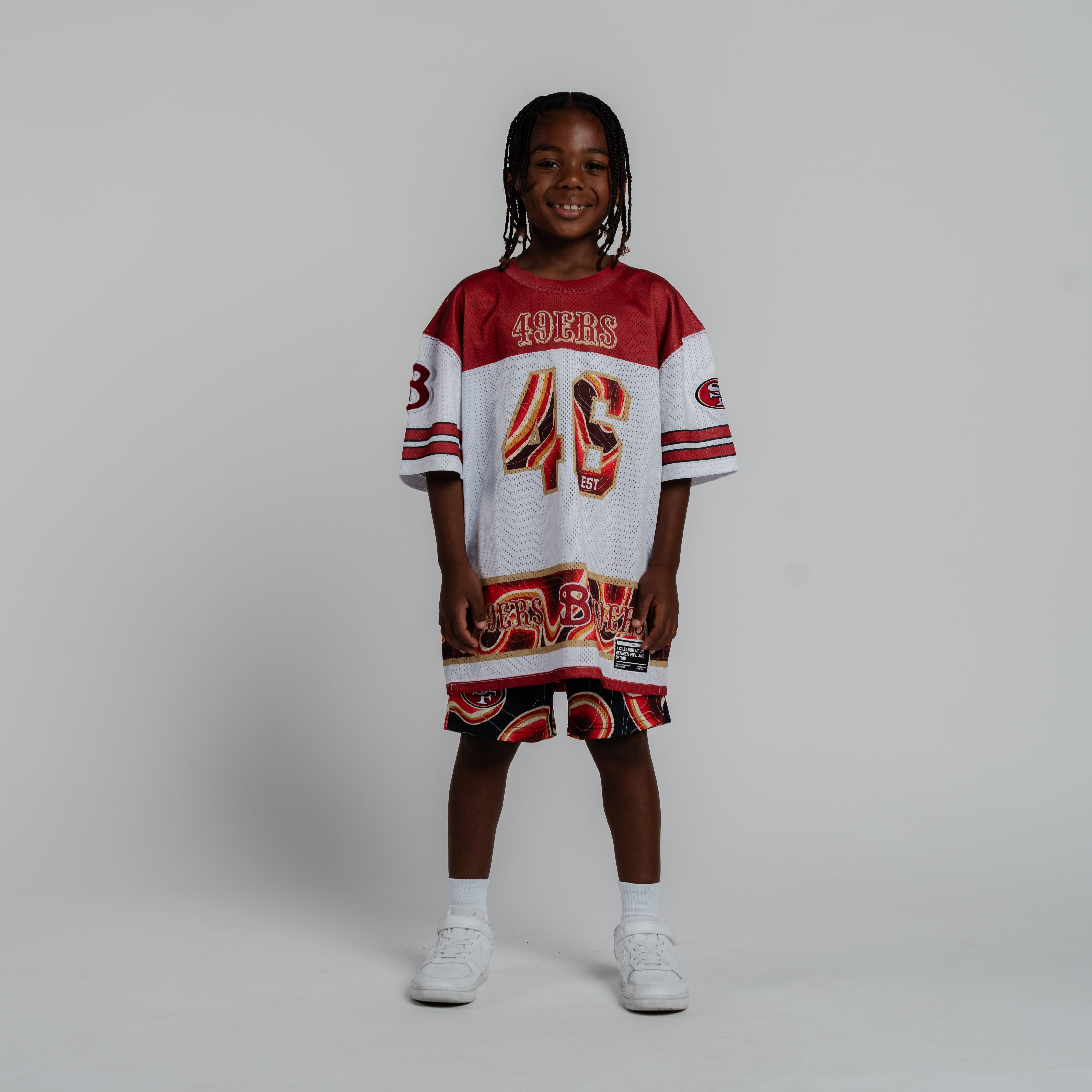 SAN FRANCISCO 49ERS NFL YOUTH WEATHERMAN SHORTS