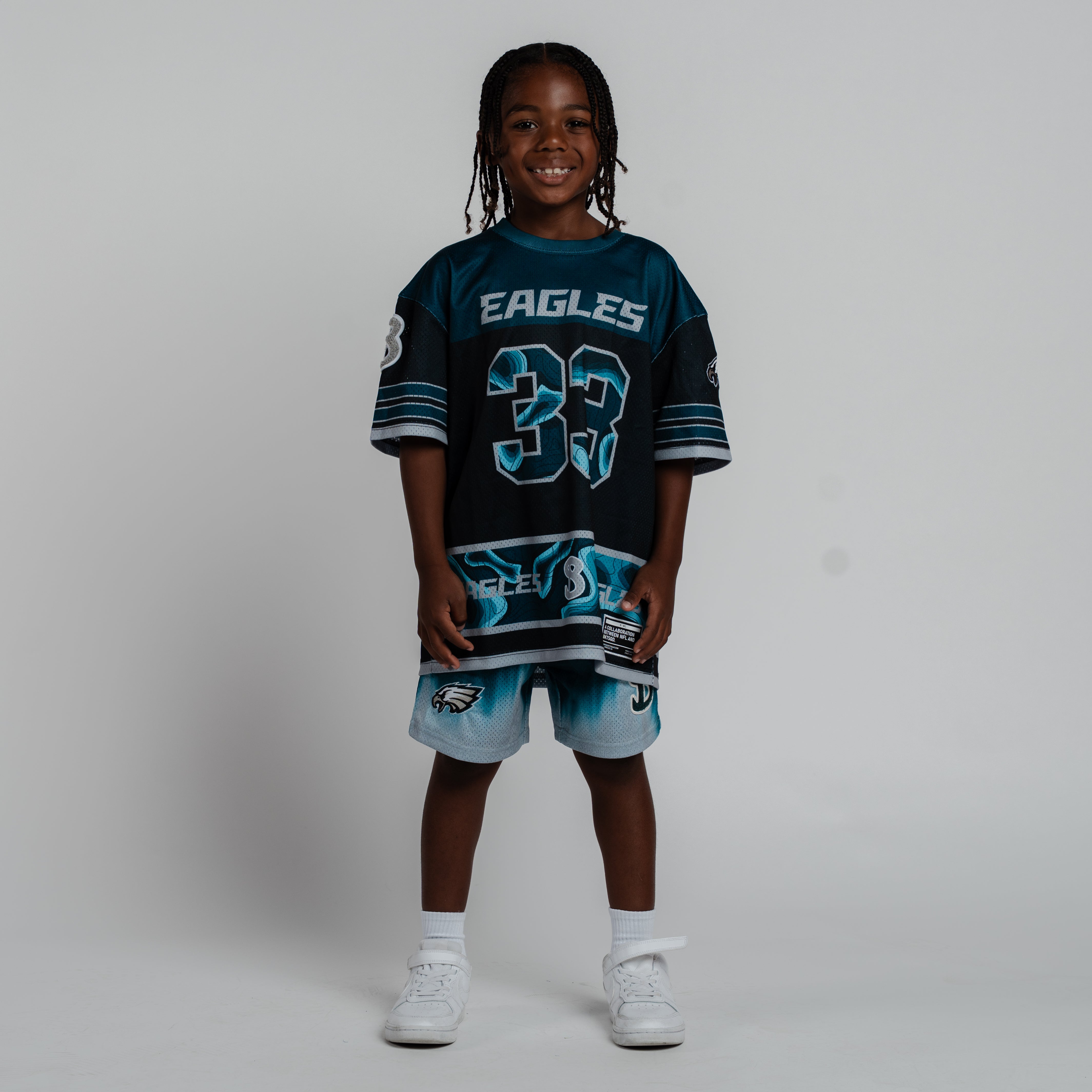 PHILADELPHIA EAGLES NFL YOUTH GRADIENT SHORTS