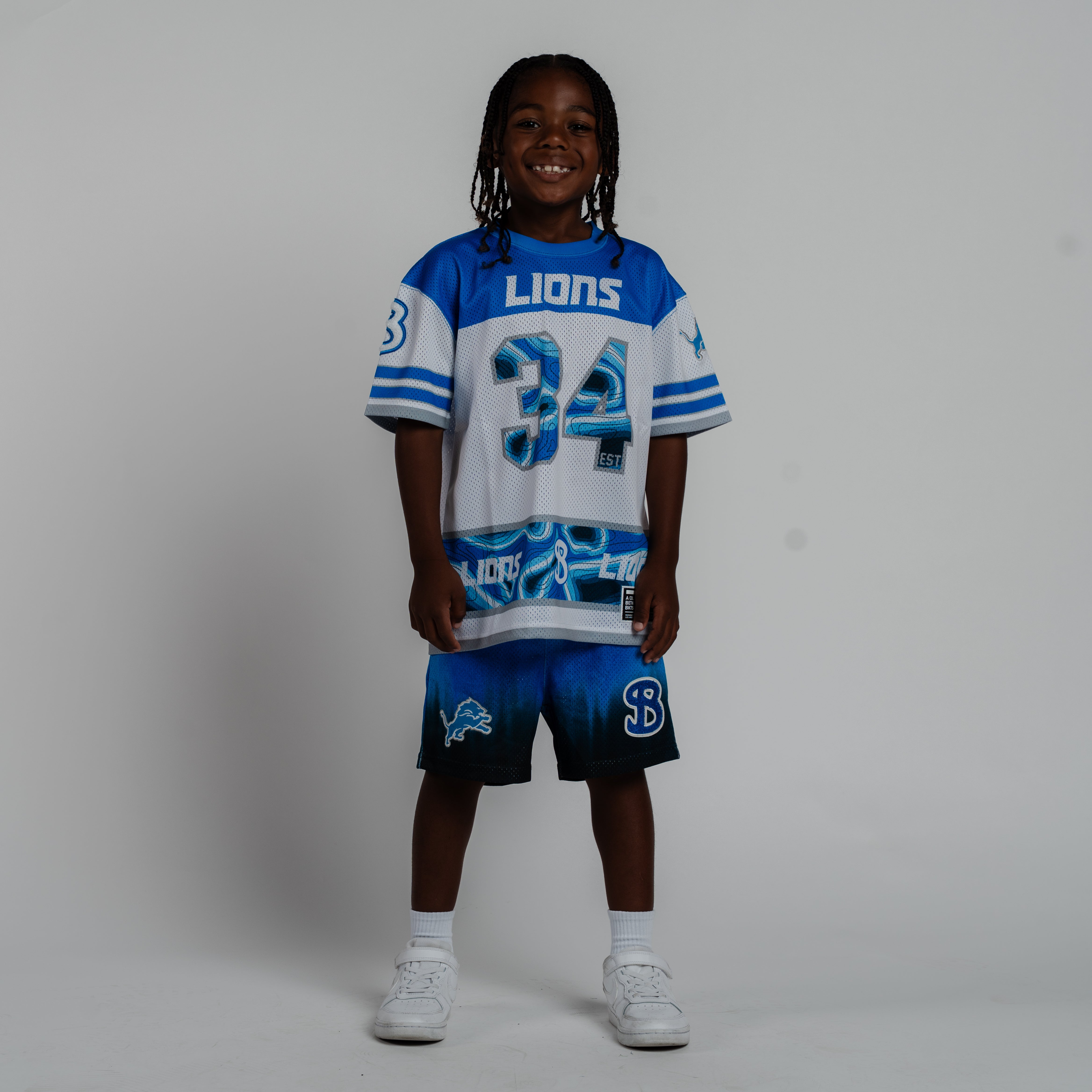 DETROIT LIONS NFL YOUTH GRADIENT SHORTS