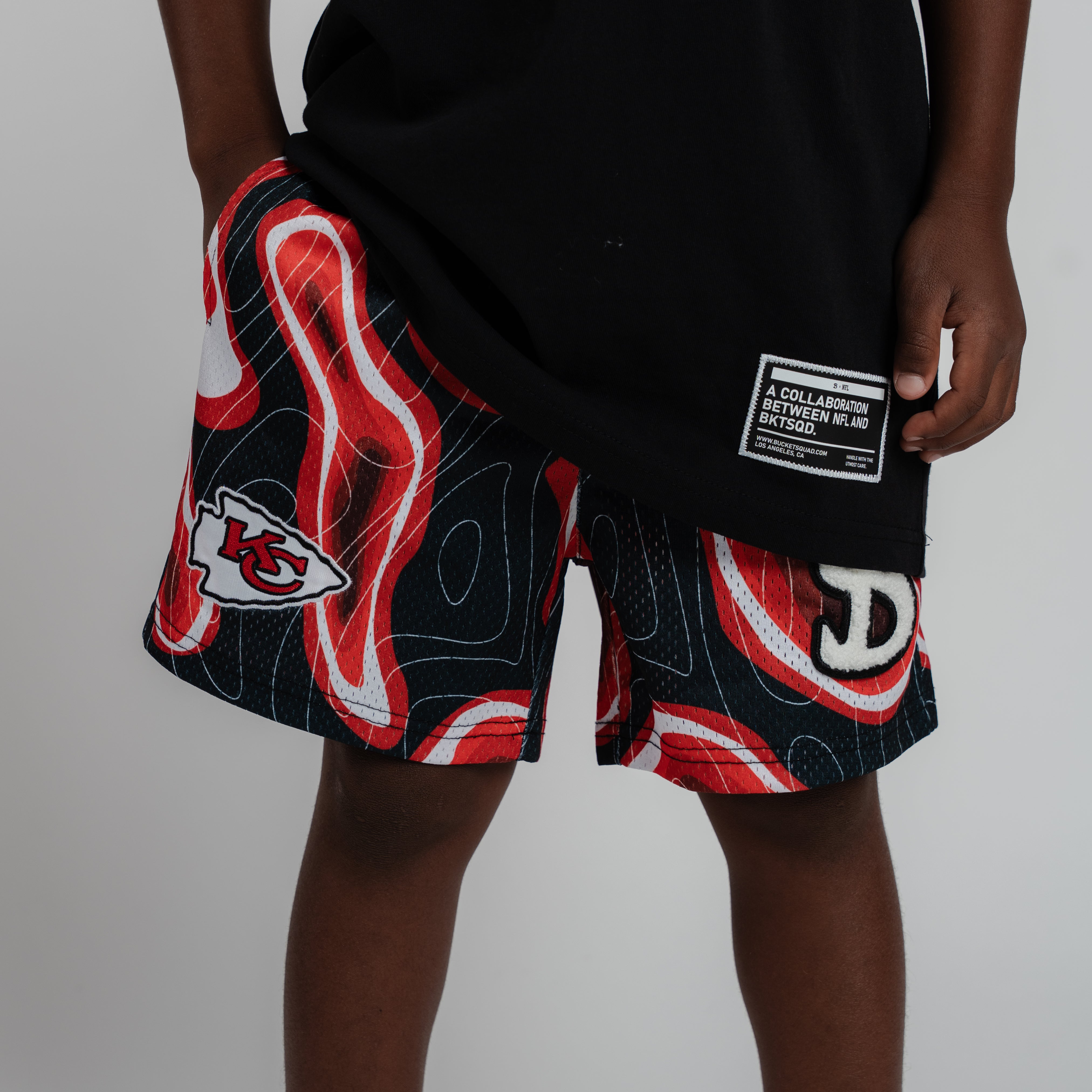 KANSAS CITY CHIEFS NFL YOUTH WEATHERMAN SHORTS