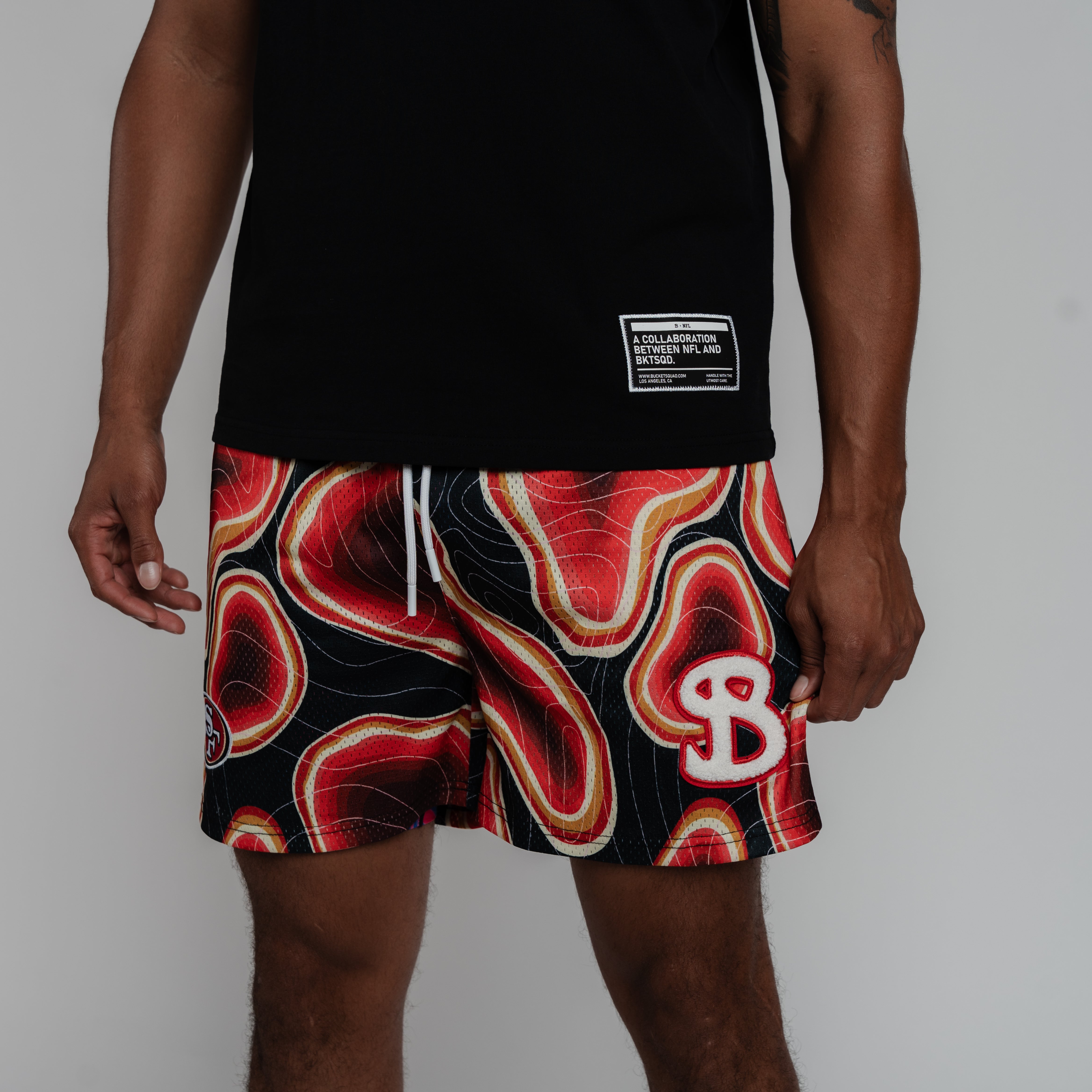 SAN FRANCISCO 49ERS NFL WEATHERMAN SHORTS