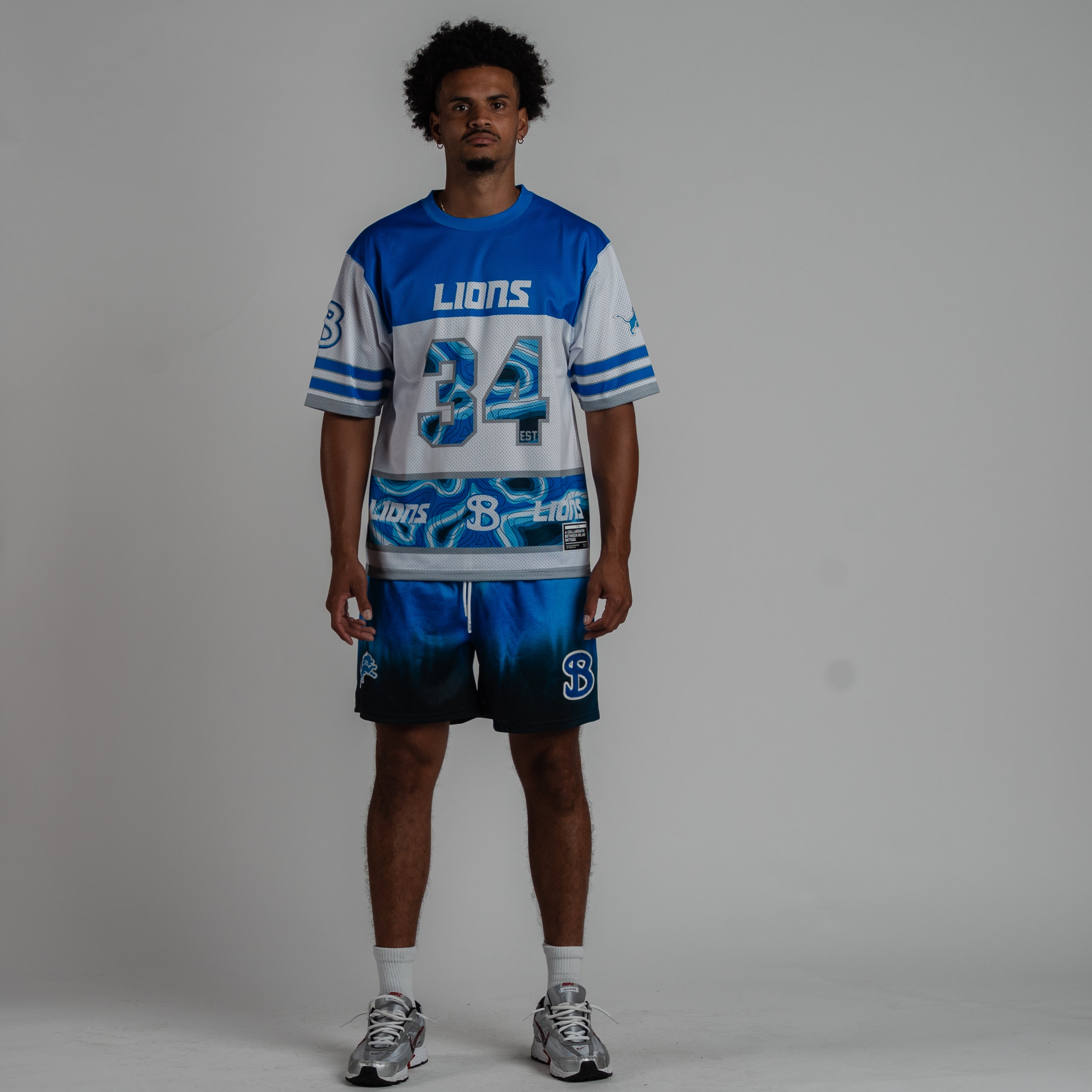 DETROIT LIONS NFL GRADIENT SHORTS