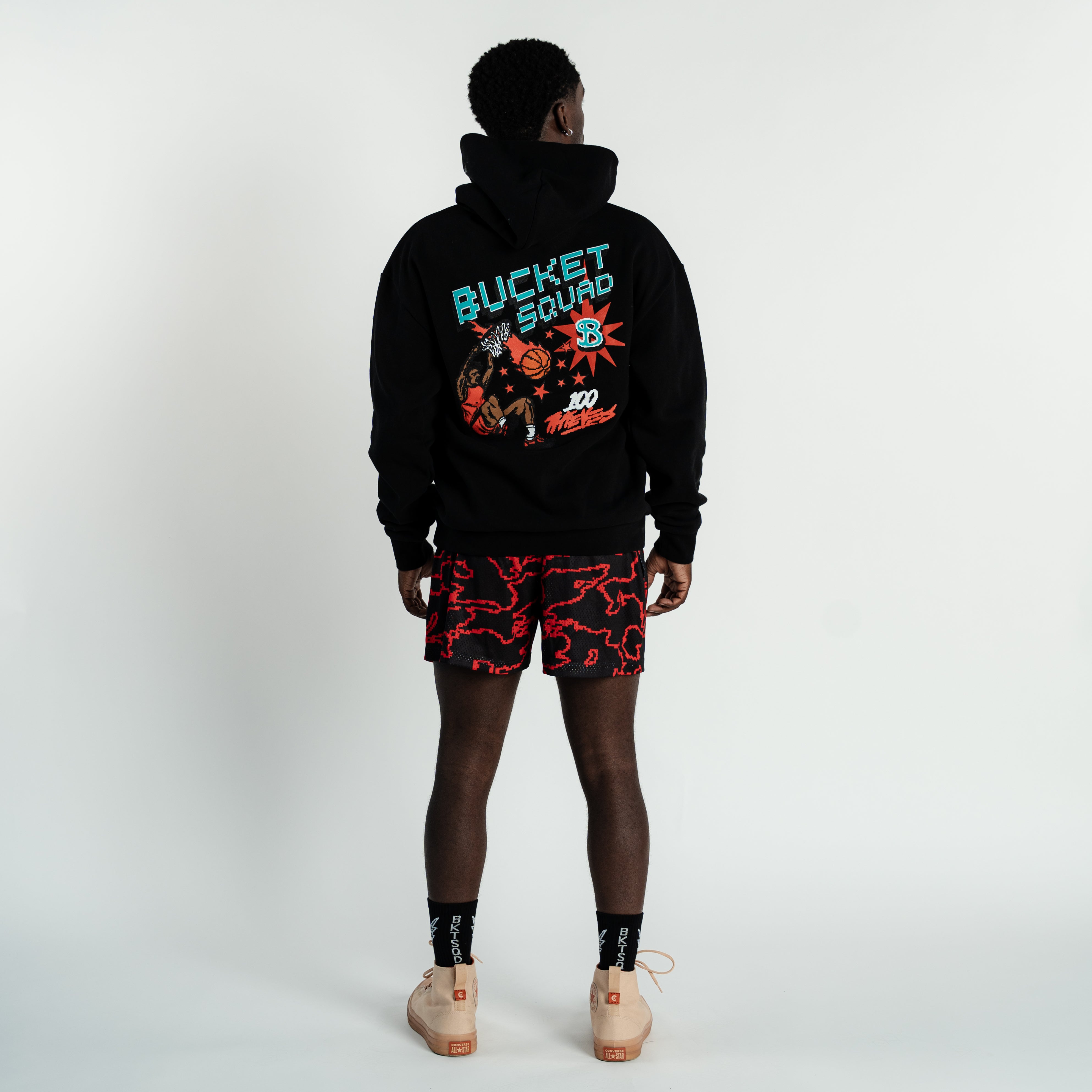 100 THIEVES BLACK YOUTH HOODIE