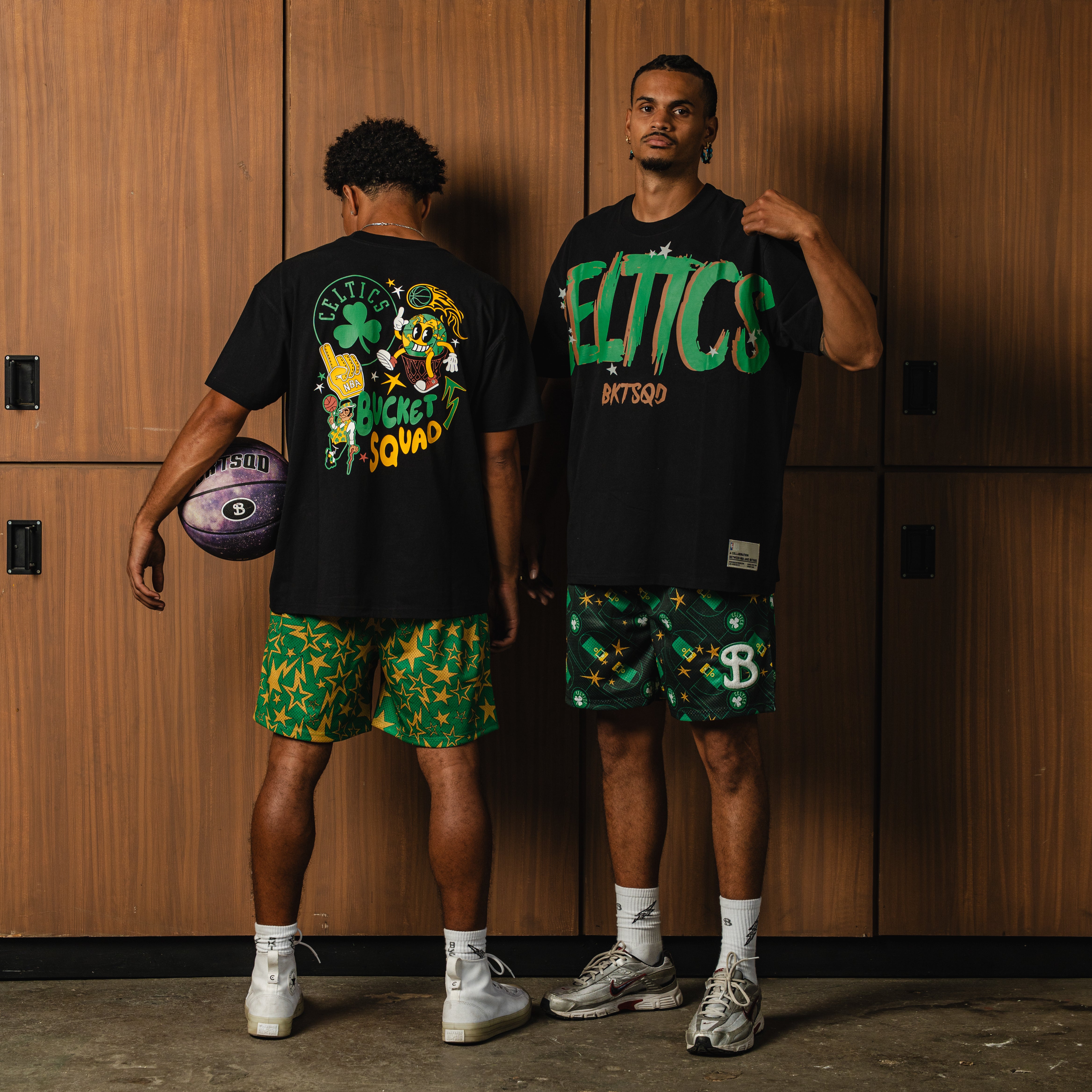 NBA BOSTON CELTICS STARS ADULT SHORTS