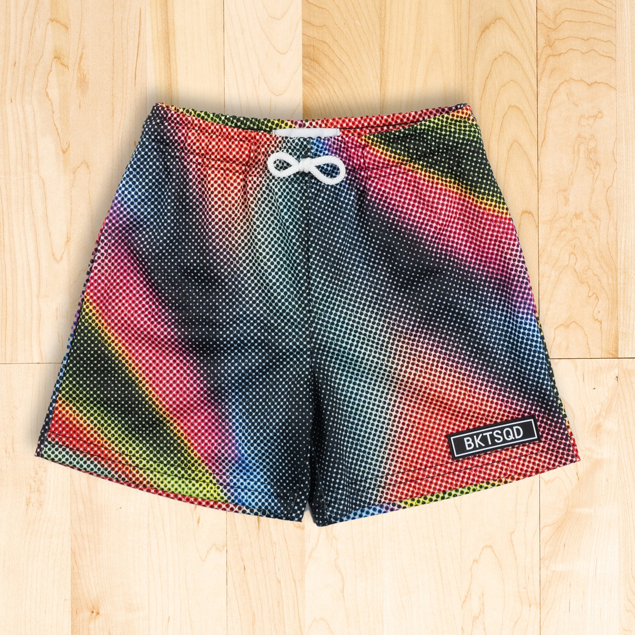 POINTILLISM YOUTH SHORTS - DOT RAINBOW