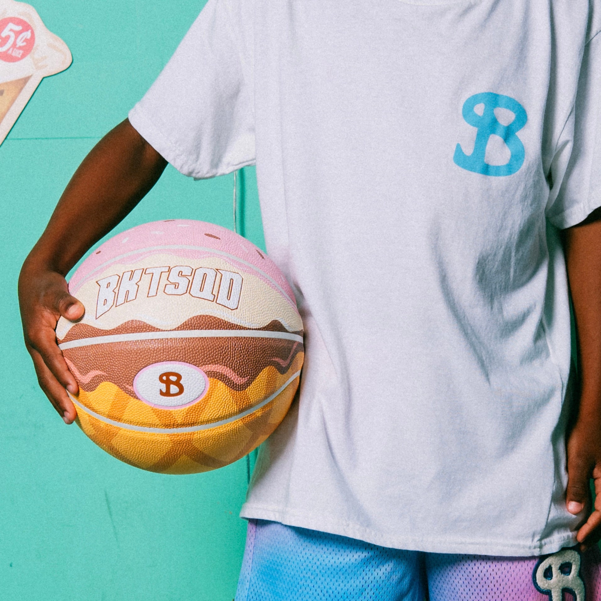 Neapolitan Ice Cream Basketball 7