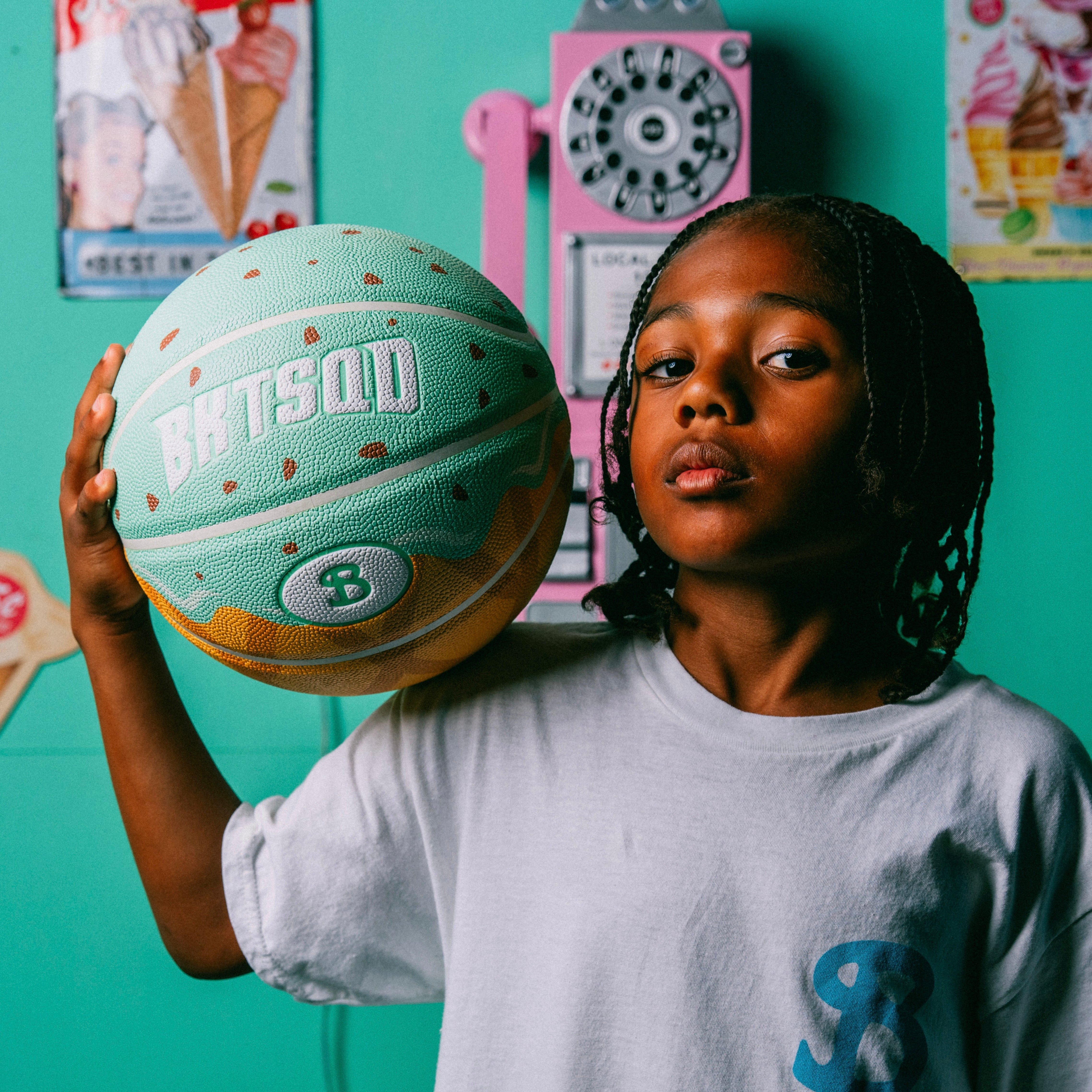 Mint Chip Ice Cream Basketball 7