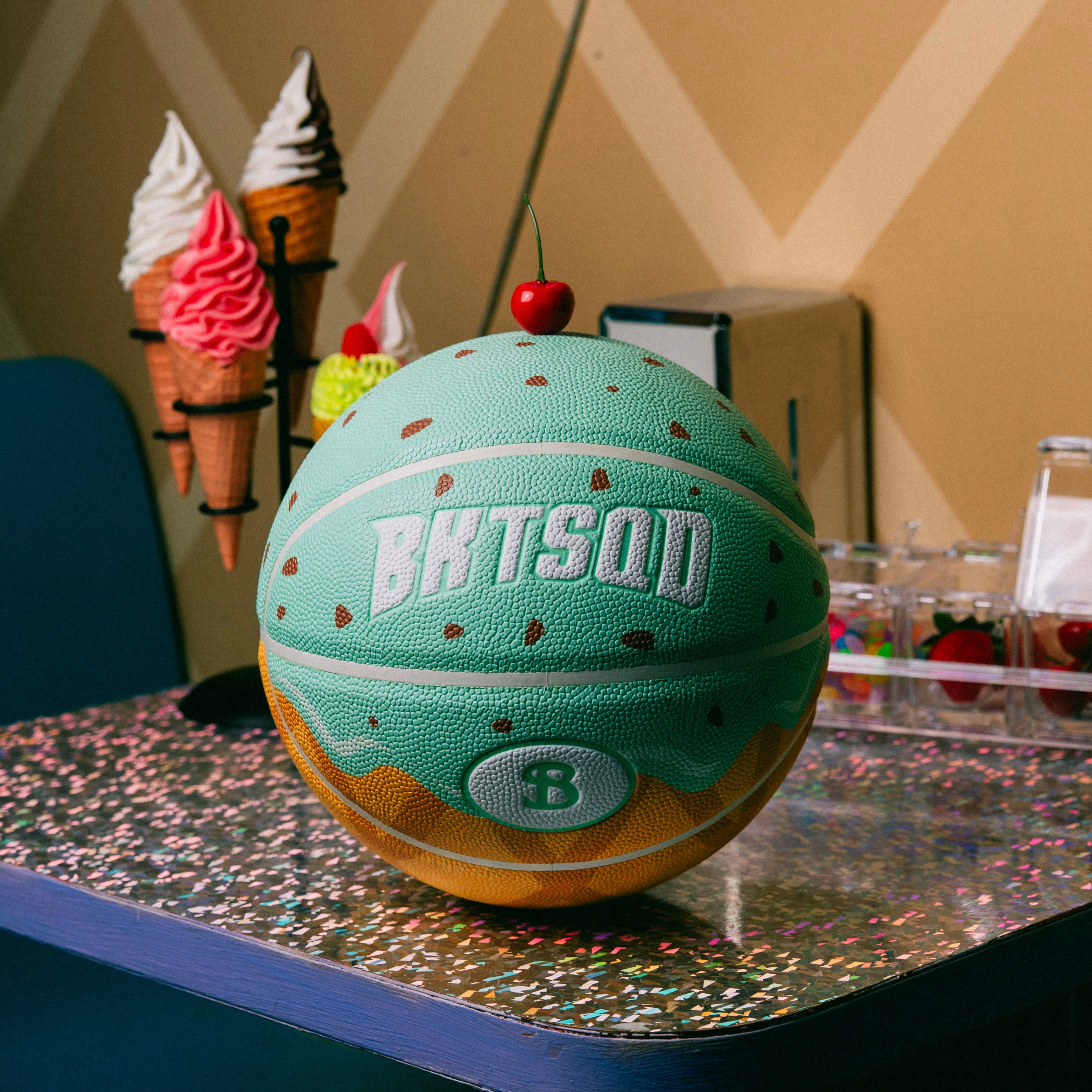 Mint Chip Ice Cream Basketball 6