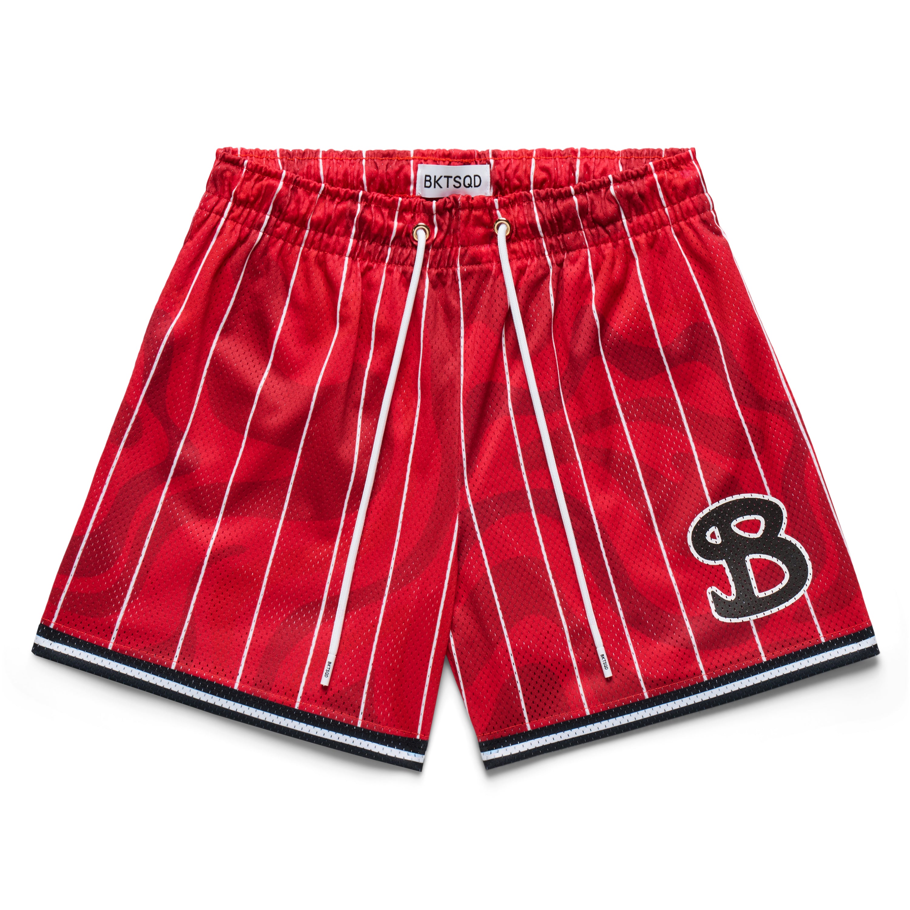 TEAM BKTSQD RED TIDAL SHORTS