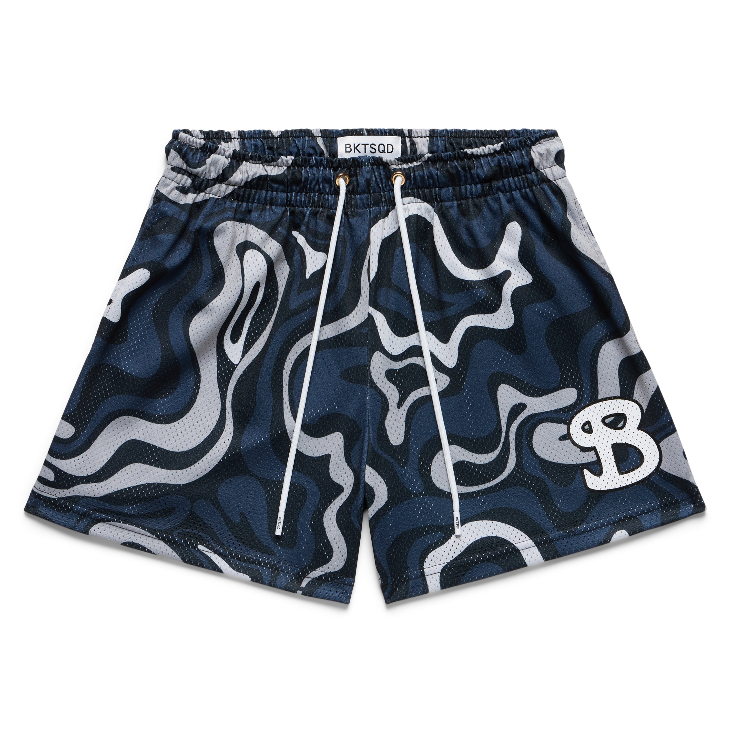 Bucketsquad Tidal Black Sea Shorts | Adult Basketball Shorts