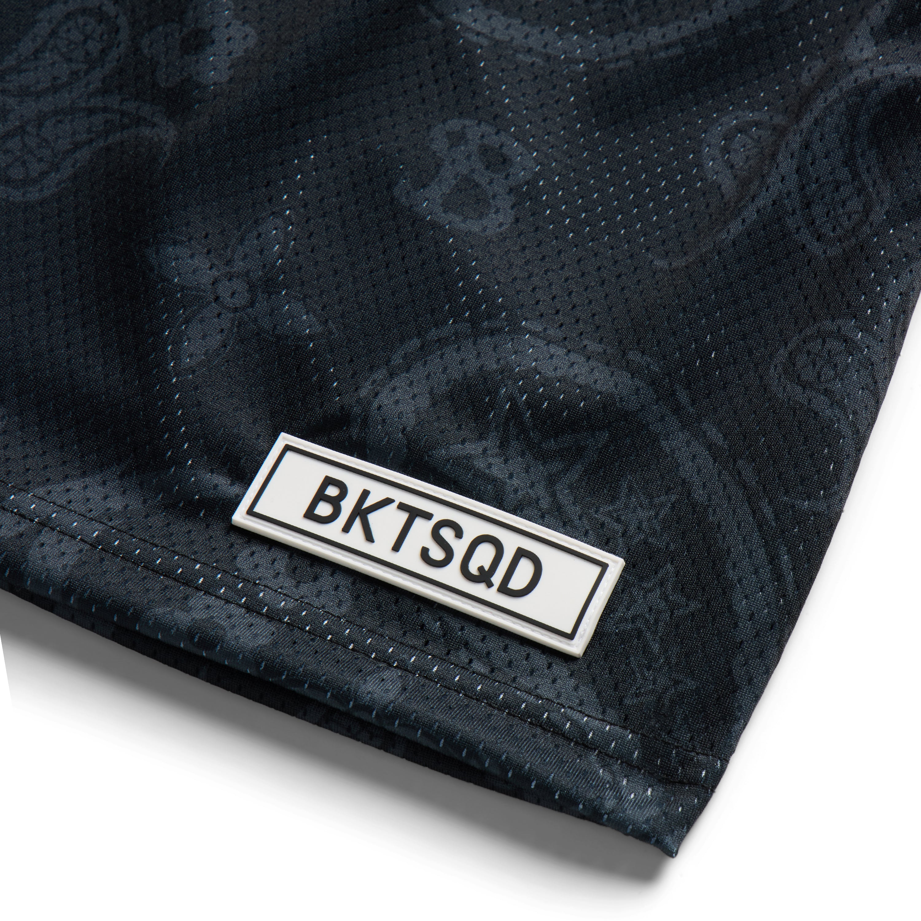 BLACK PAISLEY SHORTS