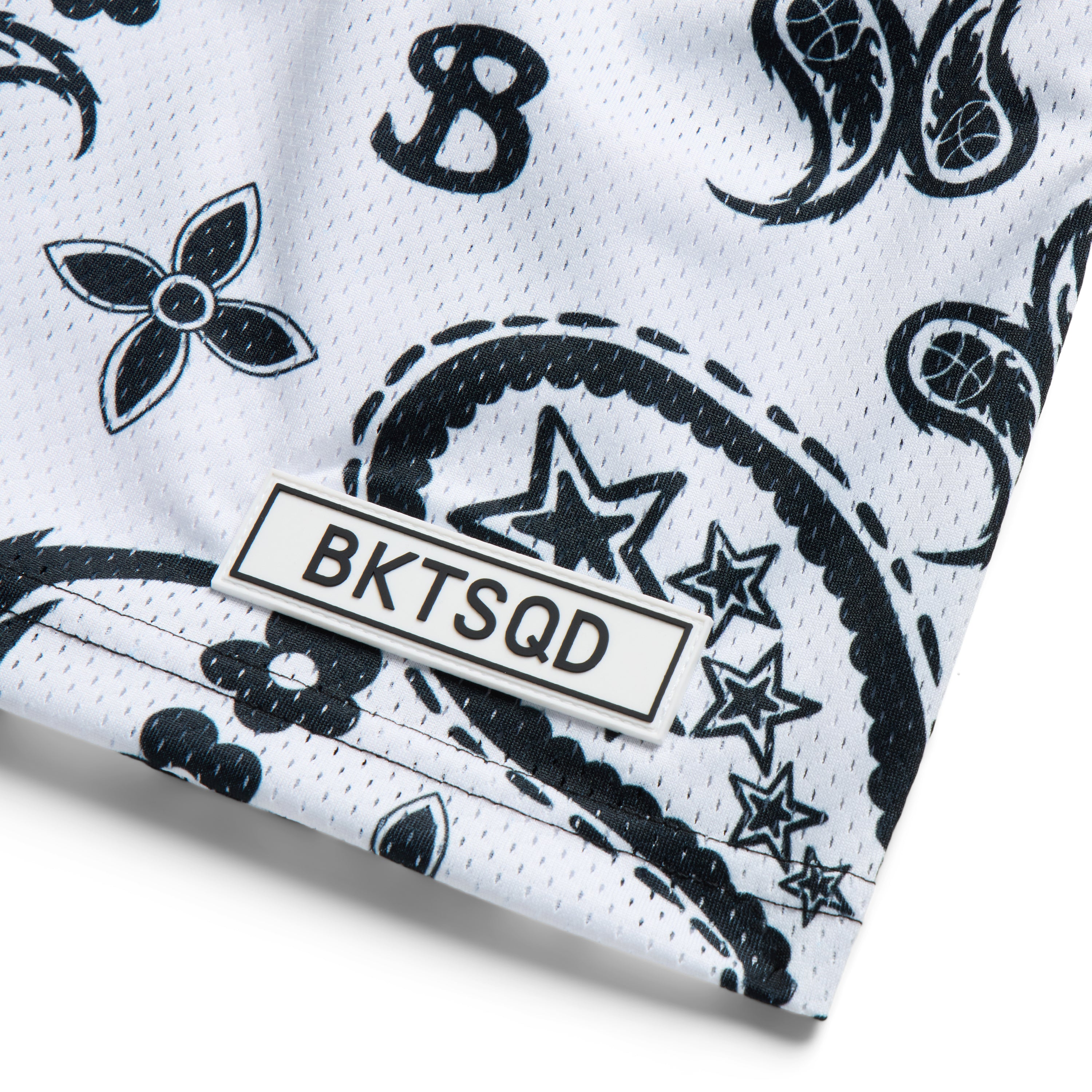 TWO-TONE PAISLEY SHORTS