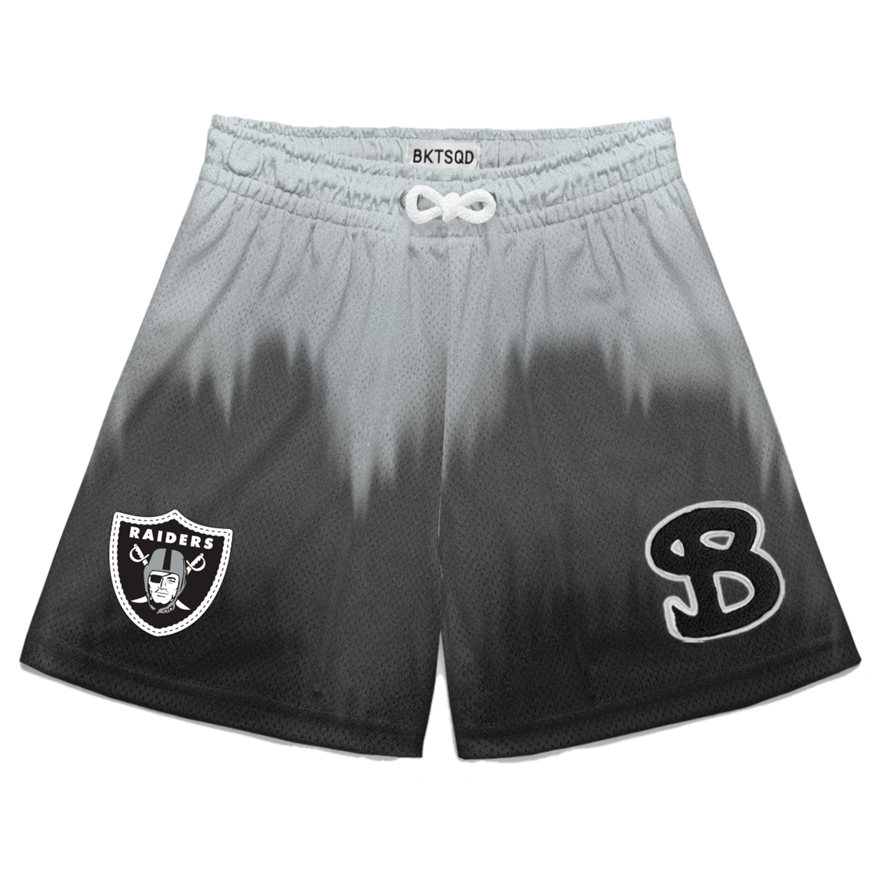 LAS VEGAS RAIDERS NFL YOUTH GRADIENT SHORTS