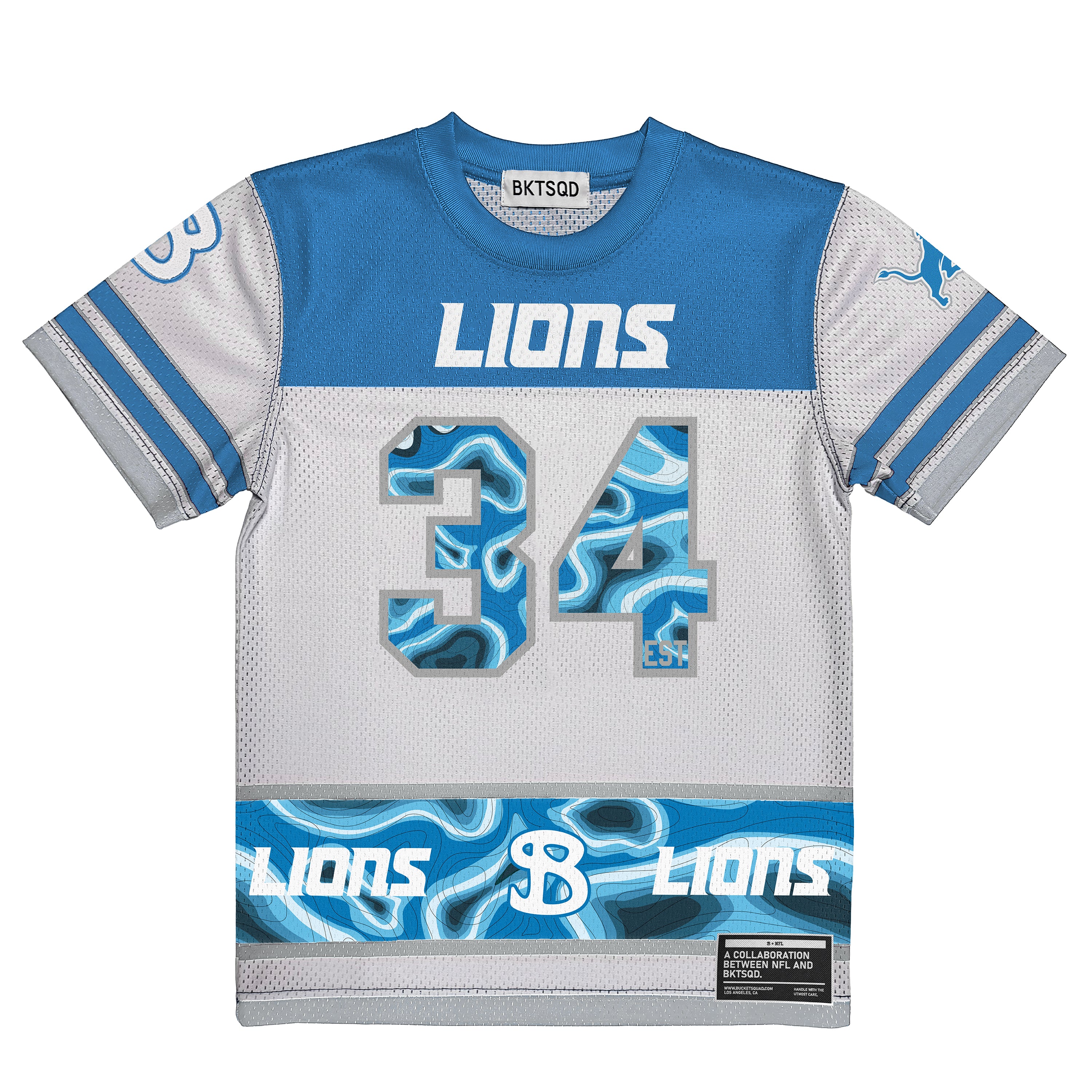 DETROIT LIONS NFL YOUTH MESH TEE