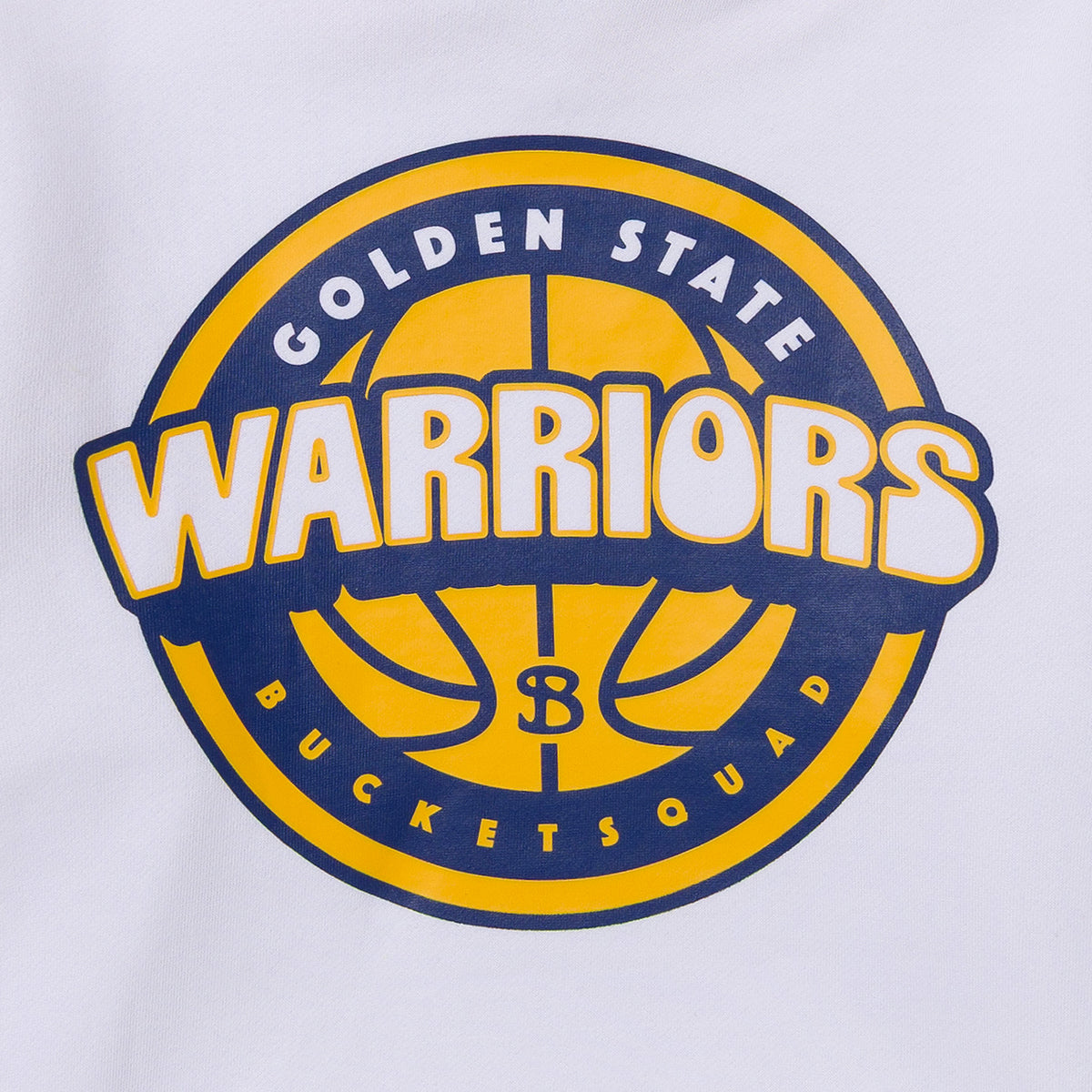 YOUTH GOLDEN STATE WARRIORS BADGE HOODIE - back detail