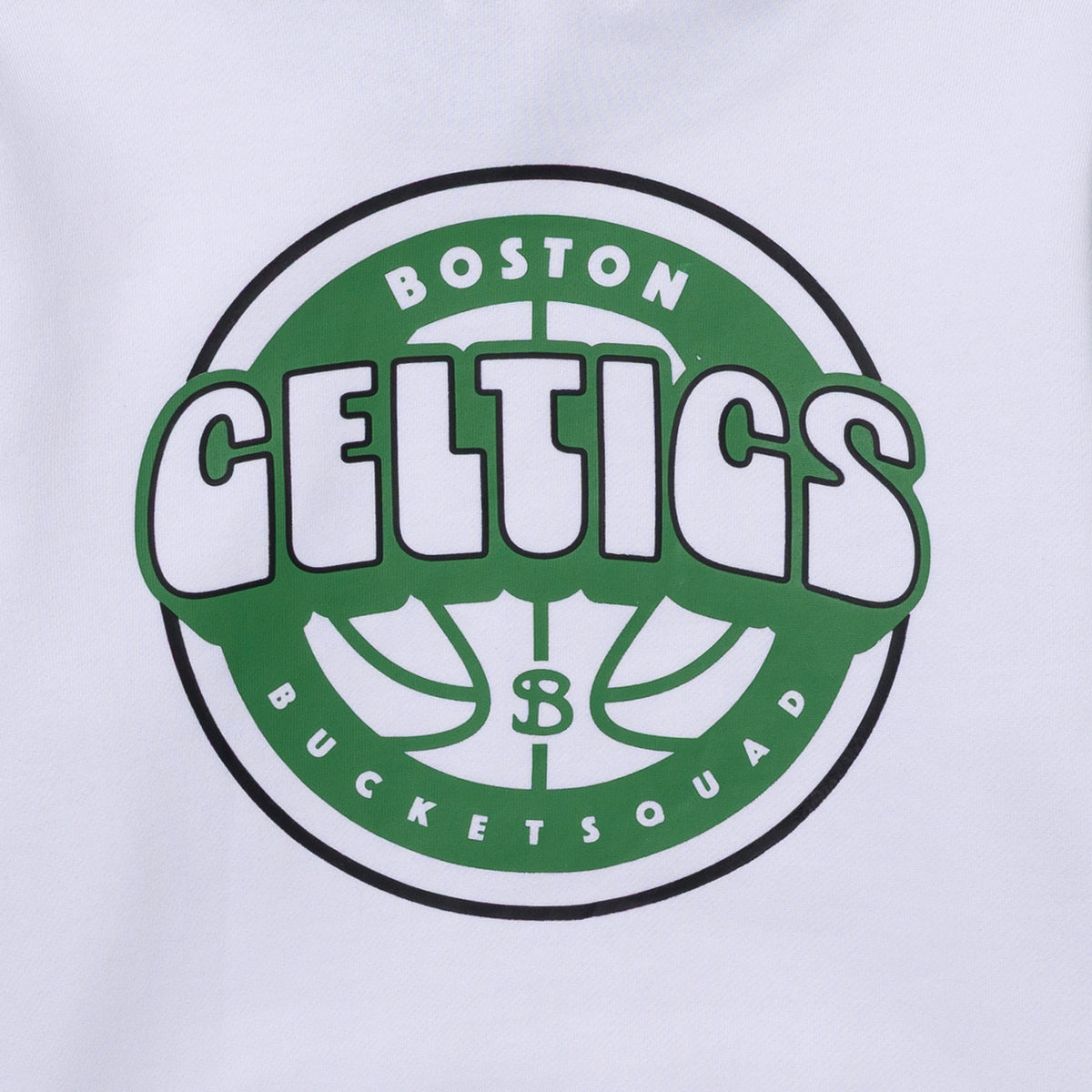 YOUTH BOSTON CELTICS BADGE HOODIE - back detail