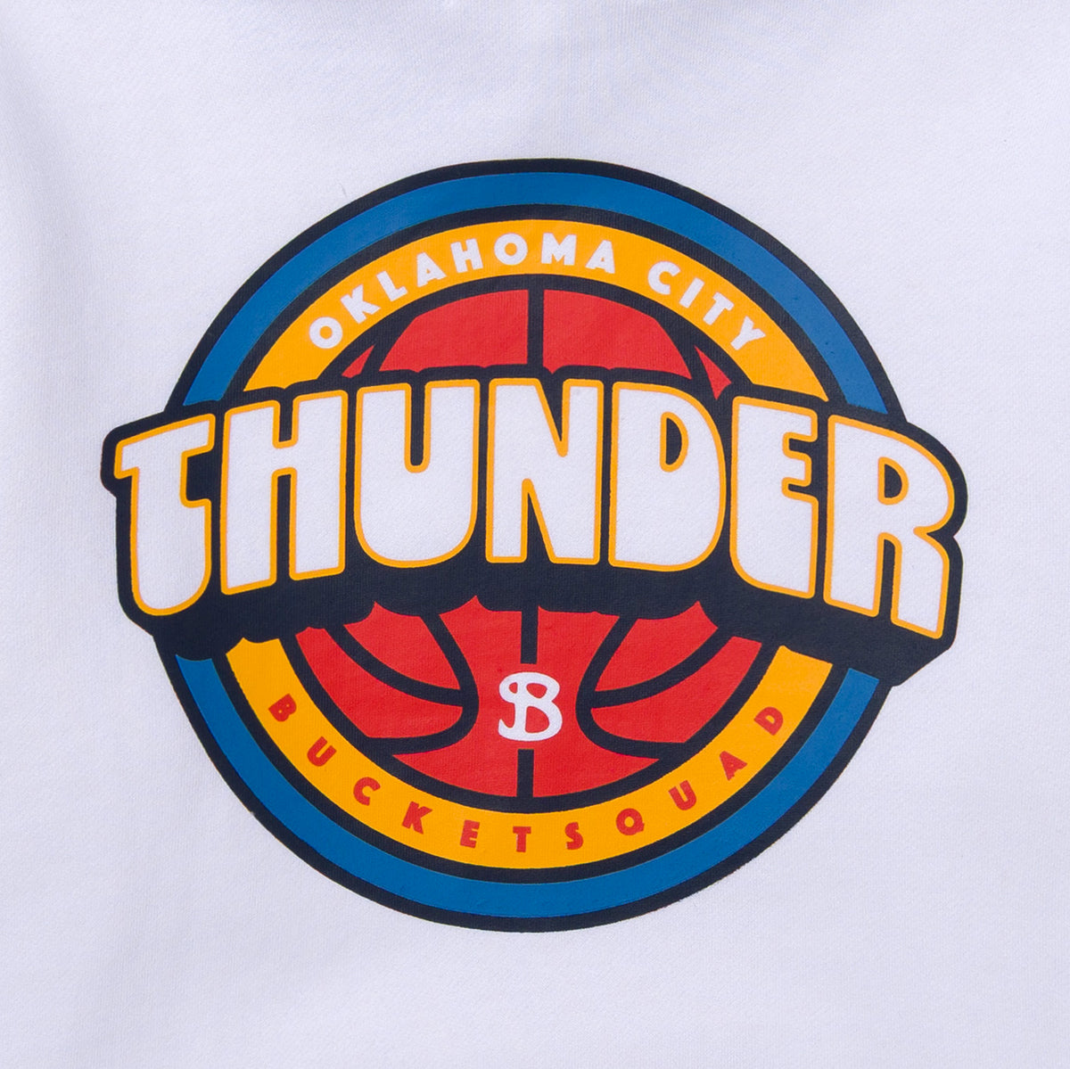 YOUTH OKLAHOMA CITY THUNDER BADGE HOODIE - back detail