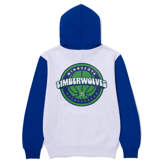 YOUTH MINNESOTA TIMBERWOLVES BADGE HOODIE - back