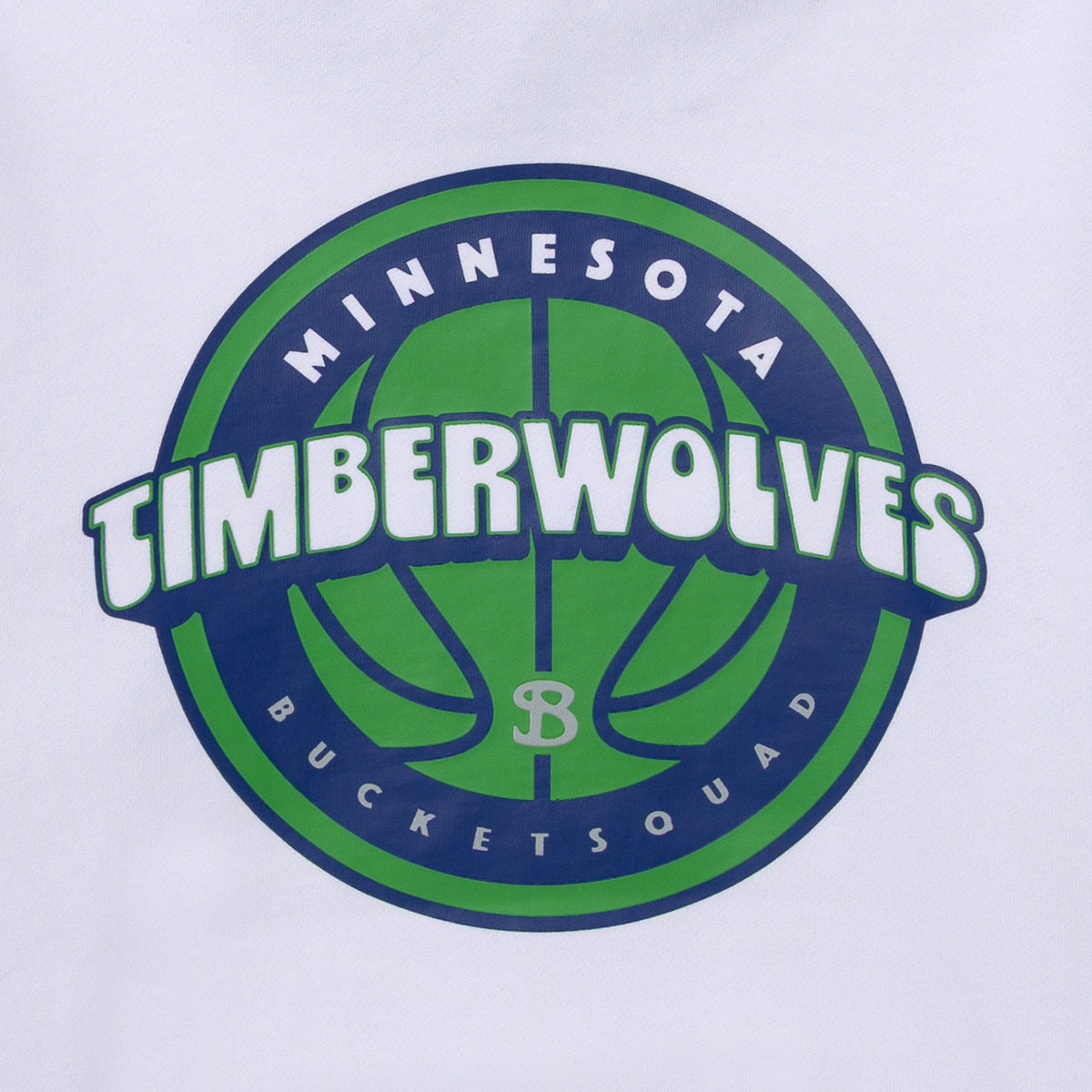 YOUTH MINNESOTA TIMBERWOLVES BADGE HOODIE - back detail
