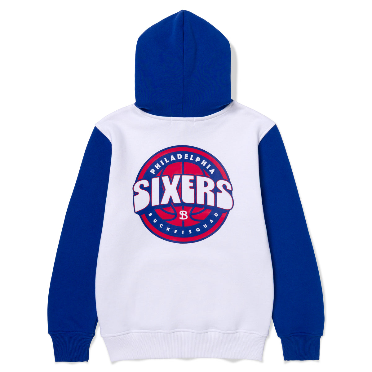 YOUTH PHILADELPHIA 76ERS BADGE HOODIE - back
