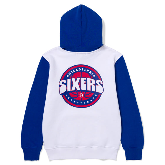 YOUTH PHILADELPHIA 76ERS BADGE HOODIE - back