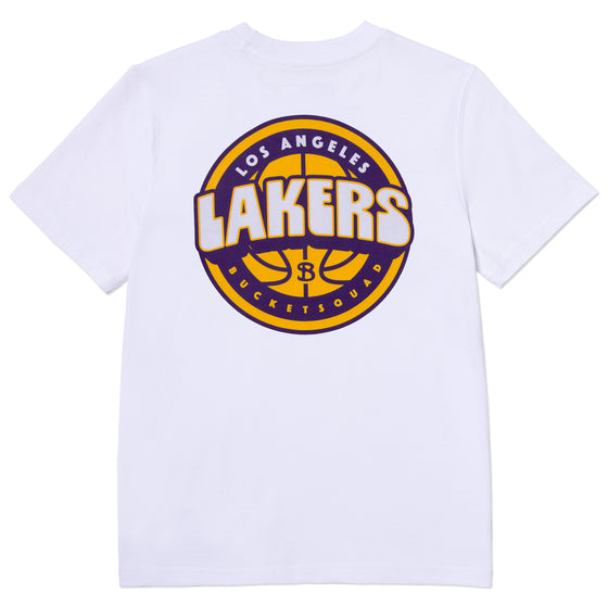 YOUTH LOS ANGELES LAKERS BADGE TEE - back