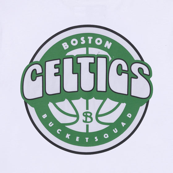 YOUTH BOSTON CELTICS BADGE TEE - back detail
