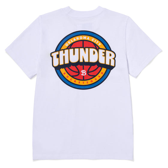 YOUTH OKLAHOMA CITY THUNDER BADGE TEE - back