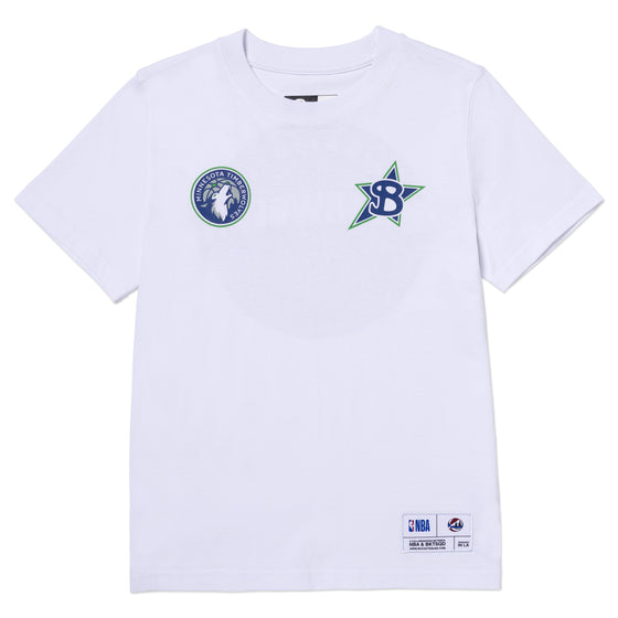 YOUTH MINNESOTA TIMBERWOLVES BADGE TEE