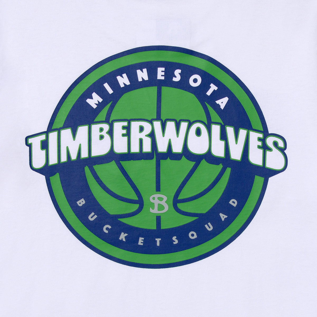 YOUTH MINNESOTA TIMBERWOLVES BADGE TEE - back detail