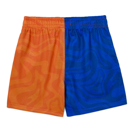YOUTH NEW YORK KNICKS SPLIT TIDAL SHORTS - back