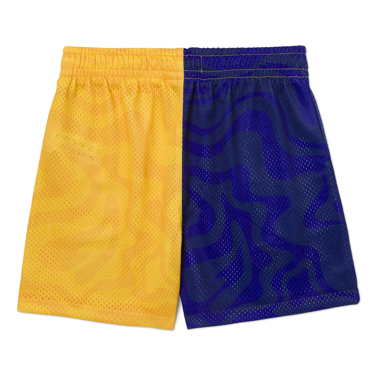 YOUTH LOS ANGELES LAKERS SPLIT TIDAL SHORTS - back