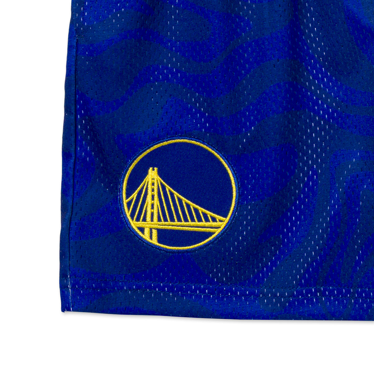 YOUTH GOLDEN STATE WARRIORS SPLIT TIDAL SHORTS - detail