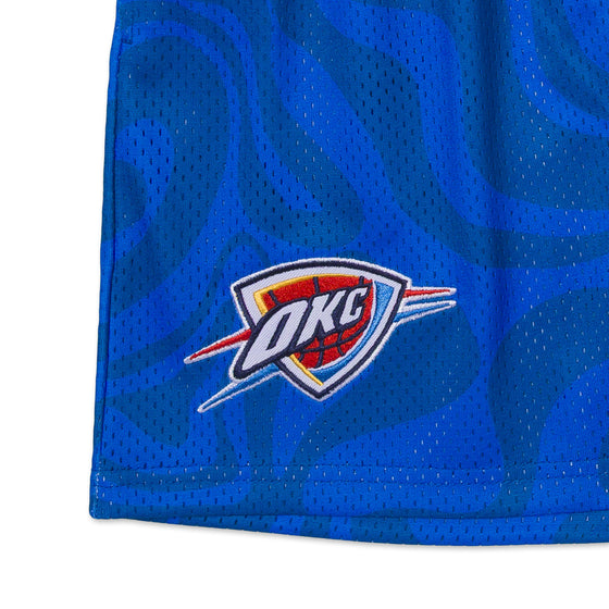 YOUTH OKLAHOMA CITY THUNDER SPLIT TIDAL SHORTS - detail