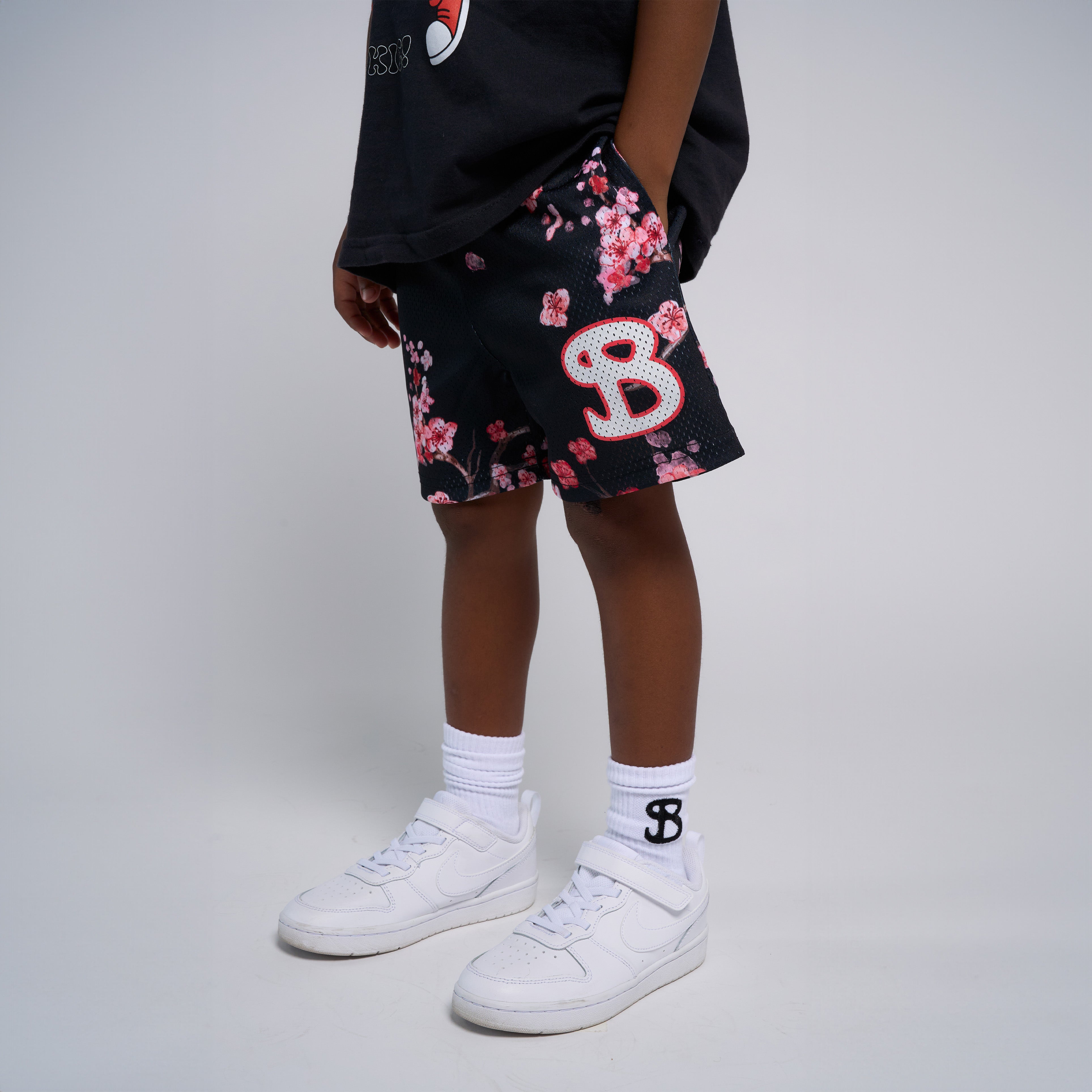 CHERRY BLOSSOM YOUTH SHORTS