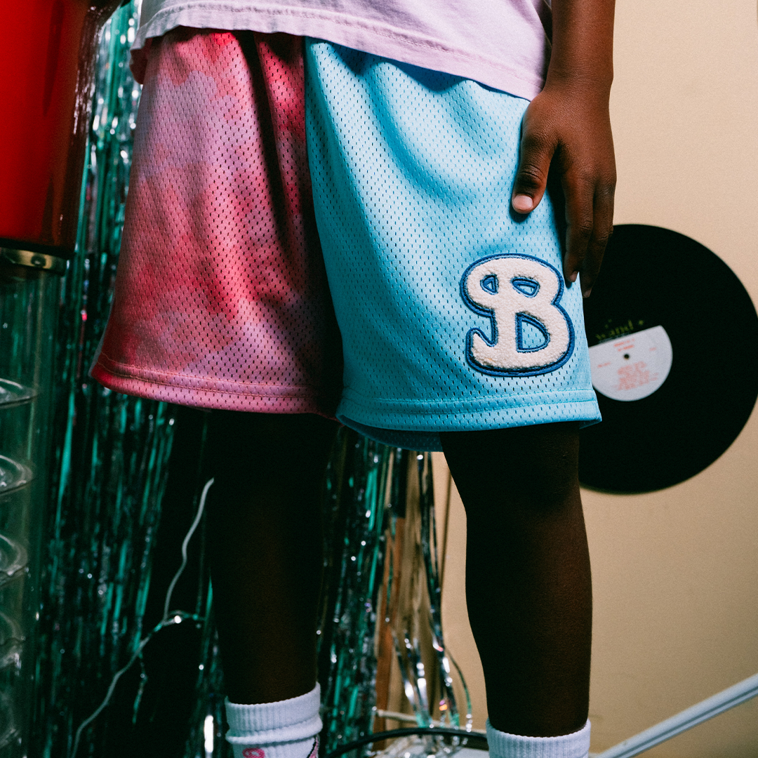 Youth Cotton Candy Split Shorts
