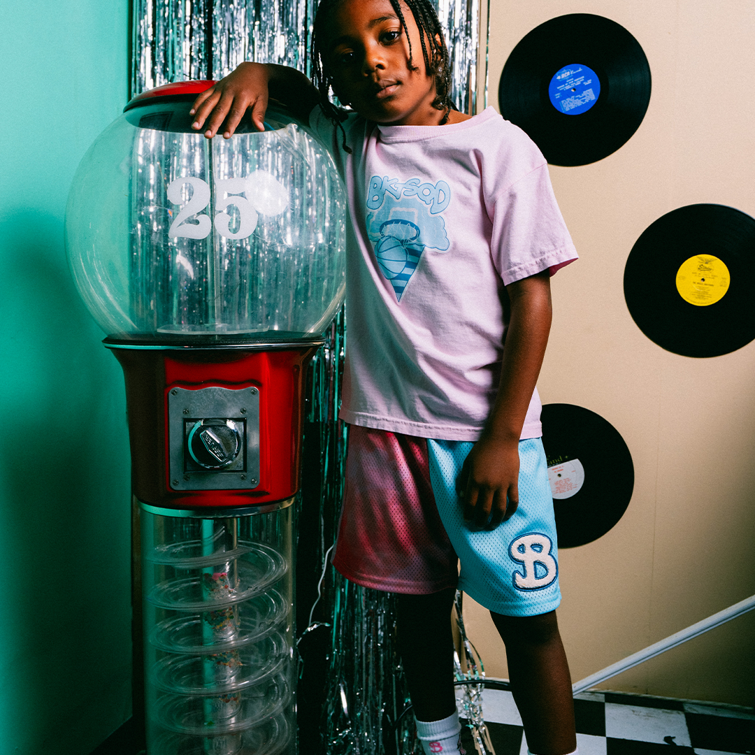 Youth Cotton Candy Split Shorts