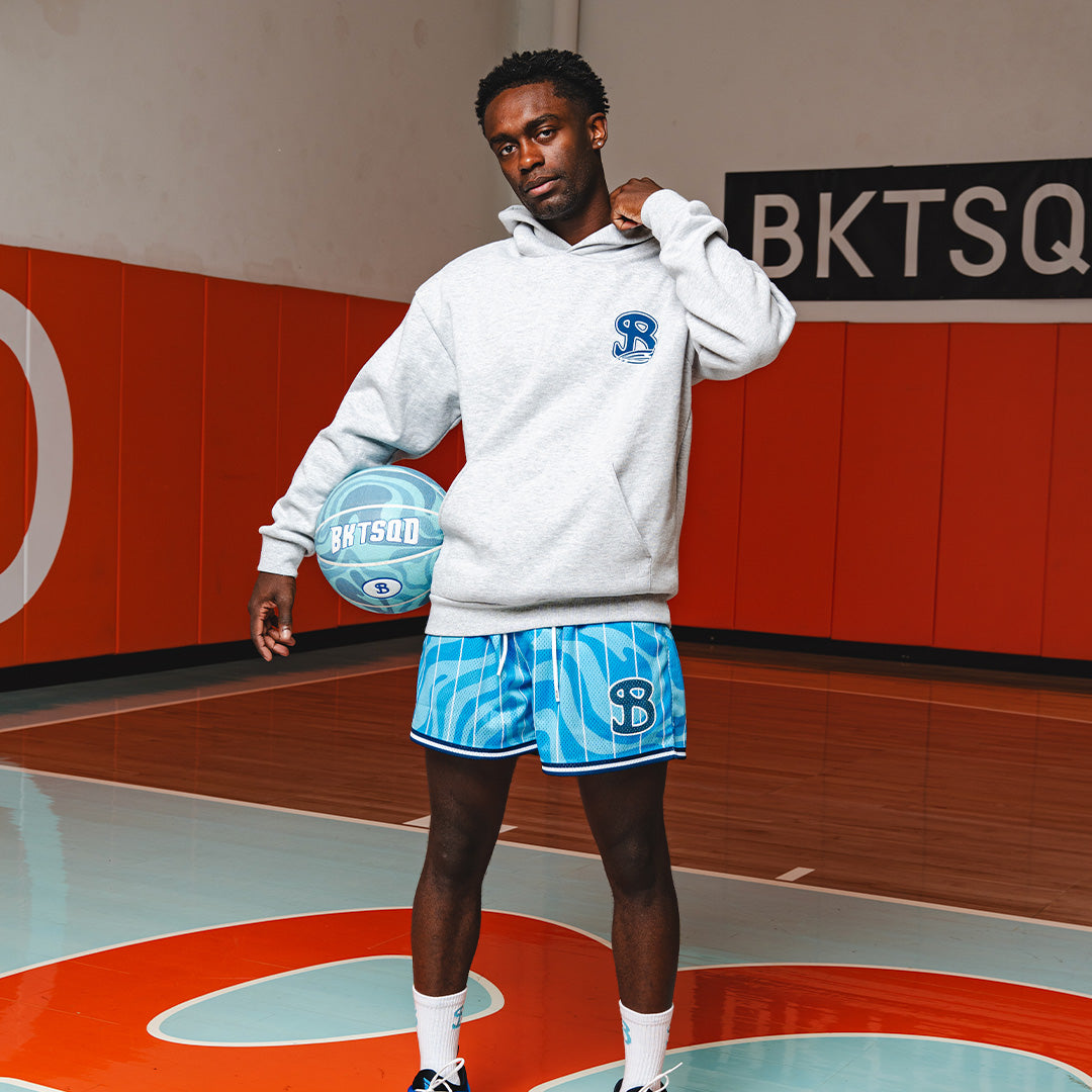 TEAM BKTSQD BLUE TIDAL YOUTH SHORTS